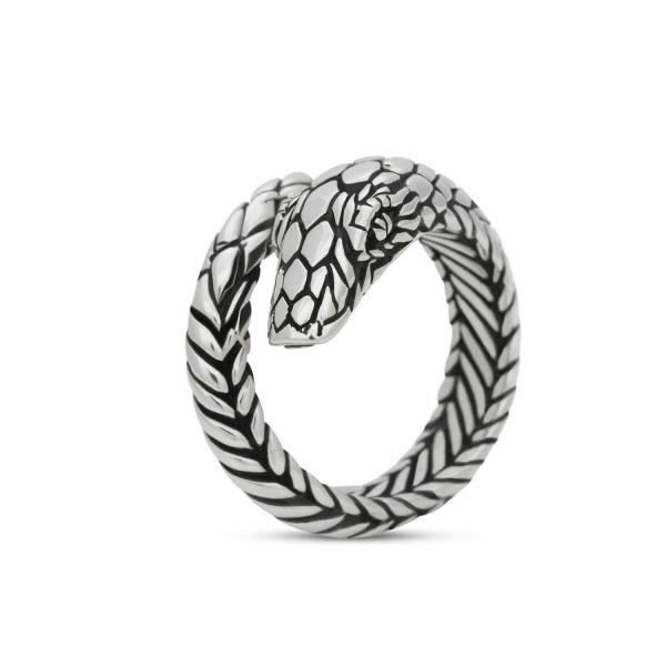 S28 Silberner Snake Ring