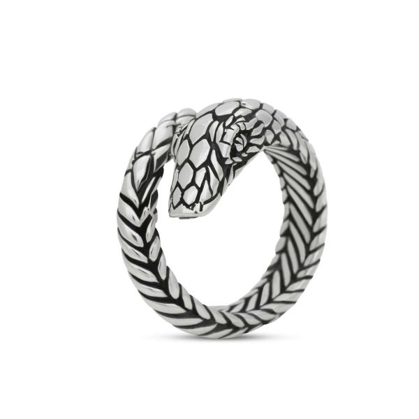 S28 Silberner Snake Ring