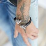 S41 Tiger Armband Leder Dames